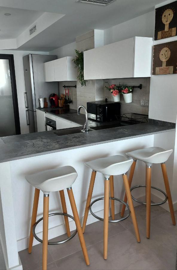 Exclusif Appartement En 1Er Ligne, Vue Imprenable, Piscine, Parking Prive A Playa Mucha Vista, Alicante El Campello Dış mekan fotoğraf